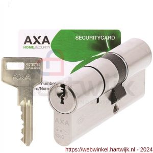 AXA dubbele veiligheidscilinder Ultimate Security verlengd 30-45 mm vernikkeld SKG** - H21600096 - afbeelding 1