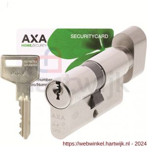 AXA knop veiligheidscilinder Ultimate Security K30-30 mm vernikkeld SKG** - H21600039 - afbeelding 1