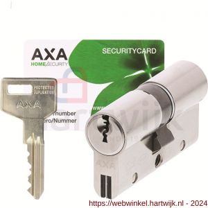AXA dubbele veiligheidscilinder Xtreme Security 30-30 mm vernikkeld SKG*** - H21600132 - afbeelding 1