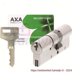 AXA dubbele veiligheidscilinder Xtreme Security verlengd 30-45 mm vernikkeld SKG*** - H21600136 - afbeelding 1