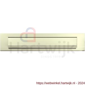 AXA briefplaat NEN-1770 aluminium Inox EAN - H21600604 - afbeelding 1