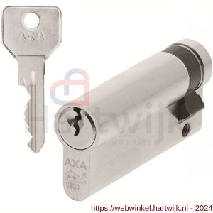AXA enkele veiligheidscilinder Security verlengd 60-10 mm vernikkeld SKG** - H21600105 - afbeelding 1