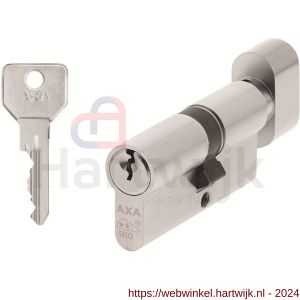 AXA knop veiligheidscilinder Security verlengd K30-35 mm vernikkeld SKG** - H21600012 - afbeelding 1