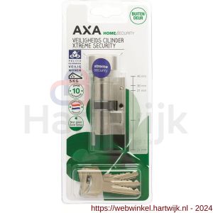 AXA knop veiligheidscilinder Xtreme Security K30-30 mm vernikkeld SKG*** blister - H21600140 - afbeelding 1