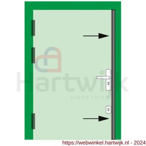 AXA deurbeveiligingsstrip M3-EX 0-4 mm 235 cm aluminium F1 SKG*-SKG V - H21600582 - afbeelding 3