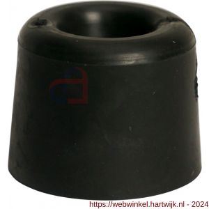 Gripline deurbuffer rubber 25 mm zwart - H50200014 - afbeelding 1