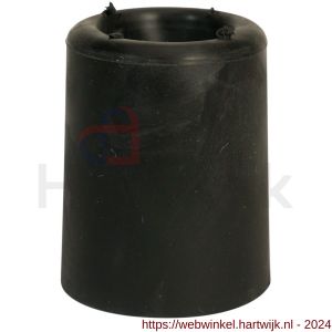 Gripline deurbuffer rubber 50 mm zwart - H50200016 - afbeelding 1