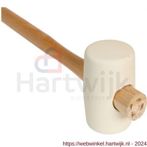 Gripline hamer rubber nummer 1 hard wit - H50200451 - afbeelding 3