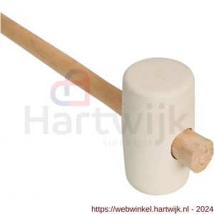 Gripline hamer rubber nummer 2 hard wit - H50200452 - afbeelding 3