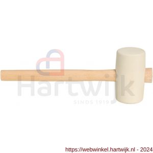 Gripline hamer rubber nummer 3 hard wit - H50200453 - afbeelding 1
