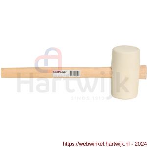 Gripline hamer rubber nummer 3 hard wit - H50200453 - afbeelding 2
