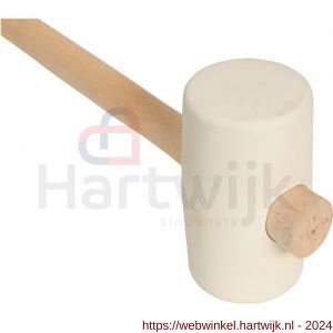 Gripline hamer rubber nummer 3 hard wit - H50200453 - afbeelding 4