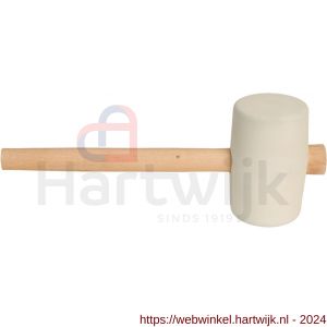 Gripline hamer rubber nummer 4 hard wit - H50200454 - afbeelding 1