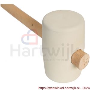 Gripline hamer rubber nummer 4 hard wit - H50200454 - afbeelding 4