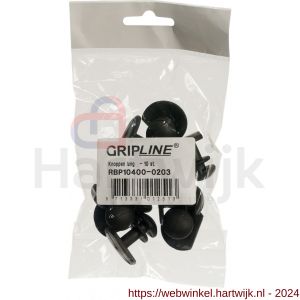 Gripline kniebeschermer knoppen lang set 10 stuks - Y20500186 - afbeelding 3