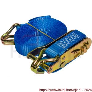 Konvox spanband 25 mm ratel 909 haak 1002 5 m LC 750 daN blauw - H50201269 - afbeelding 1