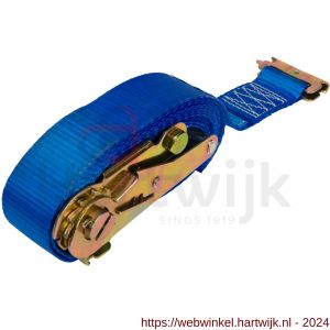 Konvox spanband 50 mm ratel 910 fitting 1826 6 m blauw voor combirail - H50201273 - afbeelding 3