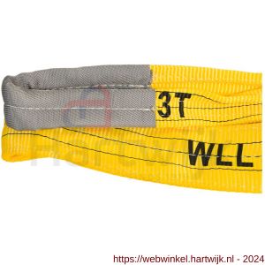 Konvox hijsband met lussen geel 3 ton 8 m - H50201282 - afbeelding 2