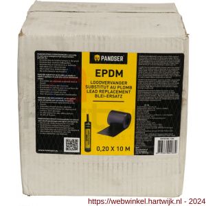 Pandser EPDM loodvervanger 0,20x10 m zwart - H50200359 - afbeelding 2