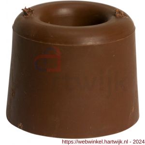 Gripline deurbuffer rubber 25 mm bruin - H50200004 - afbeelding 1