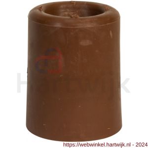 Gripline deurbuffer rubber 50 mm bruin - H50200006 - afbeelding 1