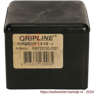Gripline mokerdop rubber 1,50 kg kopmaat 39x39 mm - H50200464 - afbeelding 2