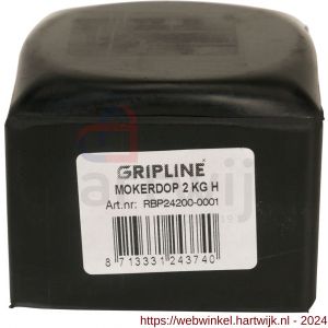 Gripline mokerdop rubber 2,00 kg kopmaat 49x49 mm - H50201300 - afbeelding 2