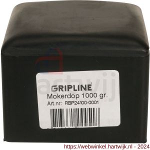 Gripline mokerdop rubber 1,00 kg kopmaat 40x40 mm - H50201297 - afbeelding 2