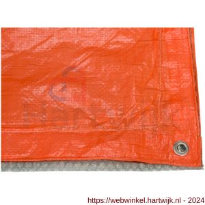 Foliefol isolatie dekkleed (bruto) 4x6 m oranje - H50200351 - afbeelding 4
