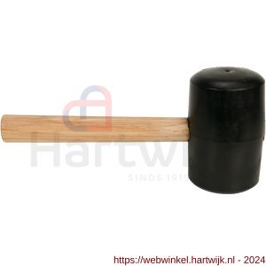 Gripline hamer rubber nummer 9 hard zwart - H50200450 - afbeelding 1