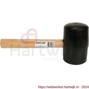Gripline hamer rubber nummer 9 hard zwart - H50200450 - afbeelding 2