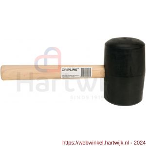 Gripline hamer rubber nummer 9 zacht zwart - H50200442 - afbeelding 2