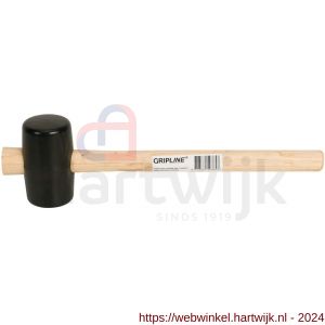 Gripline hamer rubber nummer 1 zacht zwart - H50200435 - afbeelding 2