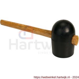 Gripline hamer rubber nummer 6 zacht zwart - H50200440 - afbeelding 3