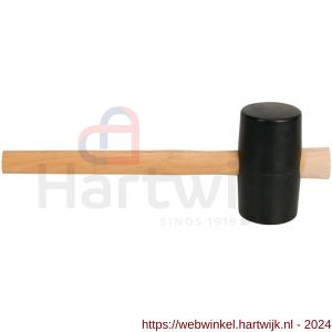 Gripline hamer rubber nummer 3 hard zwart - H50200445 - afbeelding 1