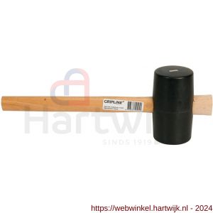 Gripline hamer rubber nummer 3 hard zwart - H50200445 - afbeelding 2