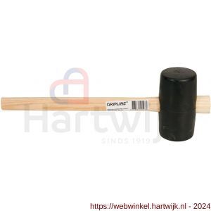 Gripline hamer rubber nummer 2 zacht zwart - H50200436 - afbeelding 2