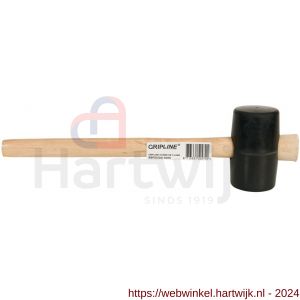 Gripline hamer rubber nummer 1 hard zwart - H50200443 - afbeelding 2