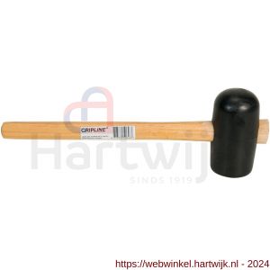 Gripline hamer rubber nummer 5 zacht zwart - H50200439 - afbeelding 2