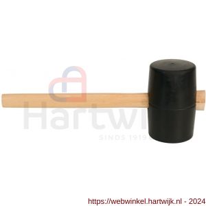 Gripline hamer rubber nummer 4 hard zwart - Y20500317 - afbeelding 1
