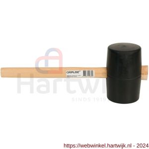 Gripline hamer rubber nummer 4 hard zwart - Y20500317 - afbeelding 2