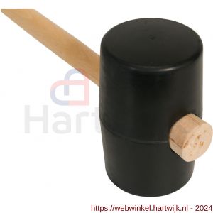 Gripline hamer rubber nummer 4 hard zwart - Y20500317 - afbeelding 4