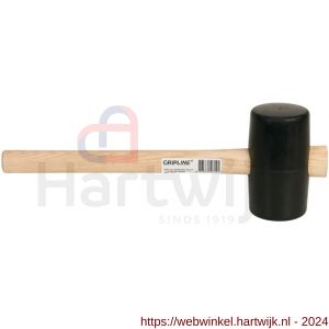 Gripline hamer rubber nummer 3 zacht zwart - Y20500320 - afbeelding 2
