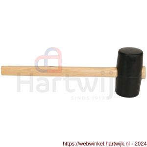 Gripline hamer rubber nummer 2 hard zwart - H50200444 - afbeelding 1