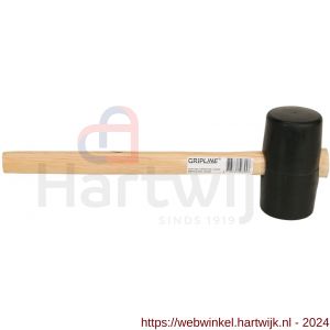 Gripline hamer rubber nummer 2 hard zwart - H50200444 - afbeelding 2