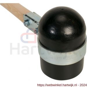 Gripline hamer rubber Rotterdams model hard zwart - Y20500319 - afbeelding 4