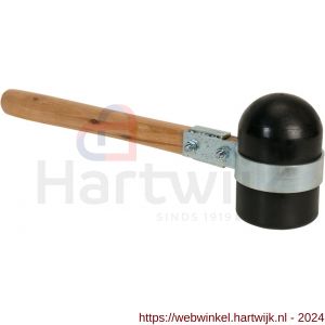 Gripline hamer rubber Rotterdams model zacht zwart - H50200456 - afbeelding 3
