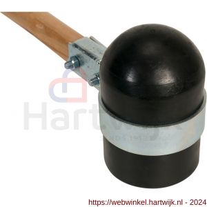 Gripline hamer rubber Rotterdams model zacht zwart - H50200456 - afbeelding 4