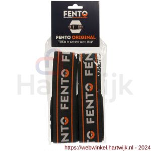 Fento kniebeschermer Original set clip elastieken zwart - H50201257 - afbeelding 3