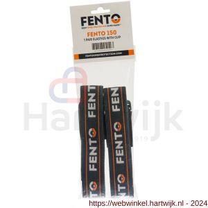 Fento kniebeschermer Home set elastieken met clip zwart - H50201157 - afbeelding 4